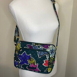 Vera Bradley Falling Flowers Little Hipster Crossbody